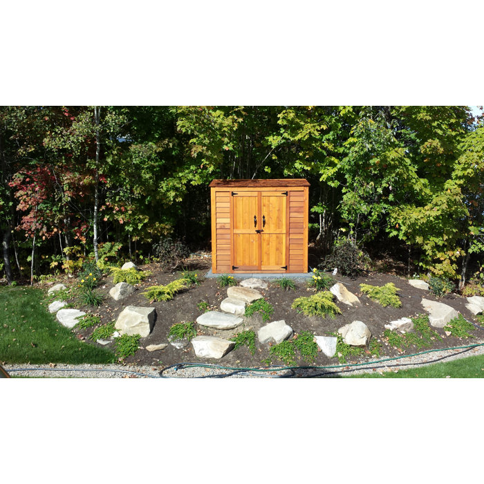 Outdoor Living Today 6 ft. W x 3 ft. D Grand Garden Chalet Cedar Wood